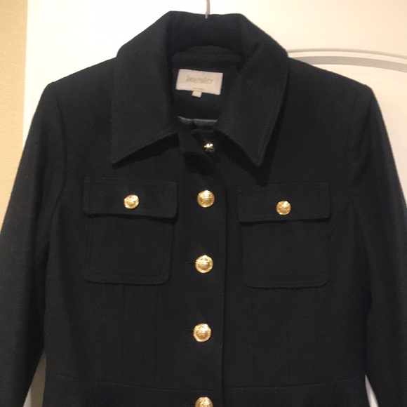 Laundry by Shelli Segal Military Wool Peacoat - Picture 3 of 8